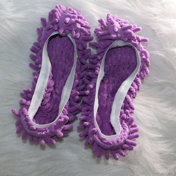 Other - Machine Washable Mop Slippers - Purple